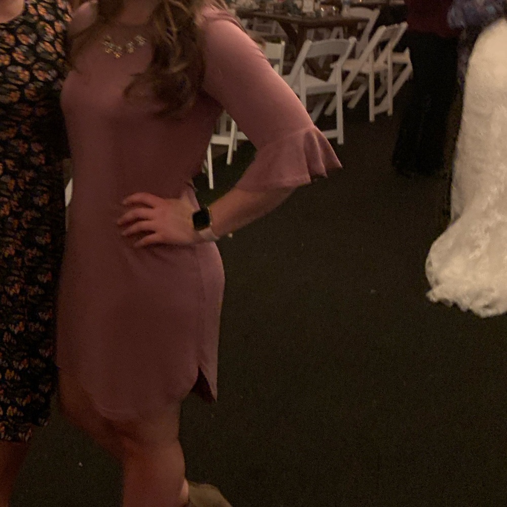 Bell sleeve dress